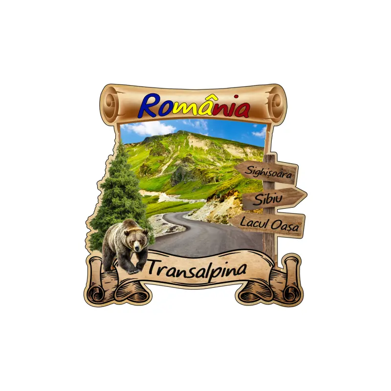 Mgs216-magnet frigider transalpina papirus